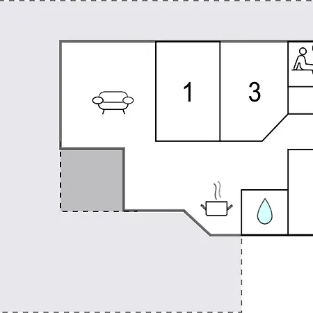 Casa de Férias Amazing In With Kitchen Tarm